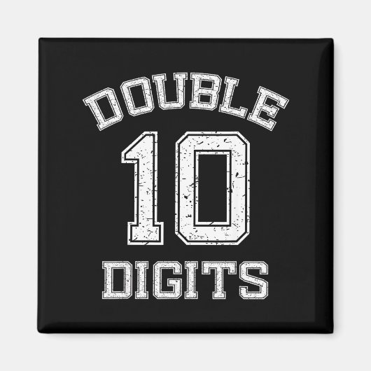 Double Digits 10th Birthday 10 Year Old  マグネット (正面)