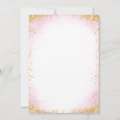 Double Digits Girl 10th Birthday  招待状 (裏面)