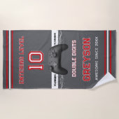 Double digits! Perfect Ten Year old Birthday  ビーチタオル (正面)