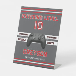 Double digits! Perfect Ten Year old Birthday  Pede 台座サイン