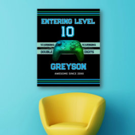 Double digits! Ten Year old's Birthday  ポスター