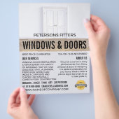 Double Doors, Window & Door Fitter Company チラシ (手)