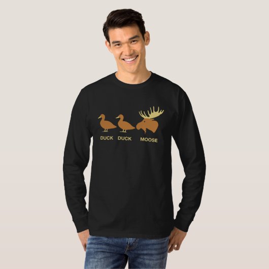 Double Ducks And Moose The Moose Is Loose  Pets Tシャツ (正面フル)