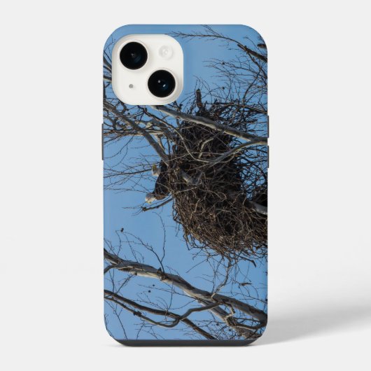 Double Eagle Trouble iPhoneケース iPhone 14ケース (裏面)