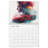 Double Exposure Art 2026  Unique Surreal Photo カレンダー (1月 2026)