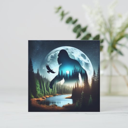 Double Exposure Bigfoot, Eagle and Full Moon (スタンド正面)