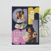 Double Graduation Party Invitation  招待状 (スタンド正面)