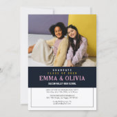 Double Graduation Party Invitation  招待状 (裏面)