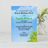 Double Groovy Birthday Partyへの招待 招待状 (スタンド正面)