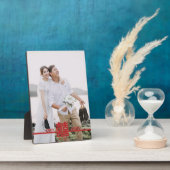 Double Happiness 中国の結婚's Personalize Photo フォトプラーク (側面)