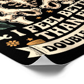 Double Hipe Club Shirt New Hip Replacement ポスター (角)
