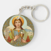 Double Image St. Barbara (BK 001) キーホルダー (裏面)