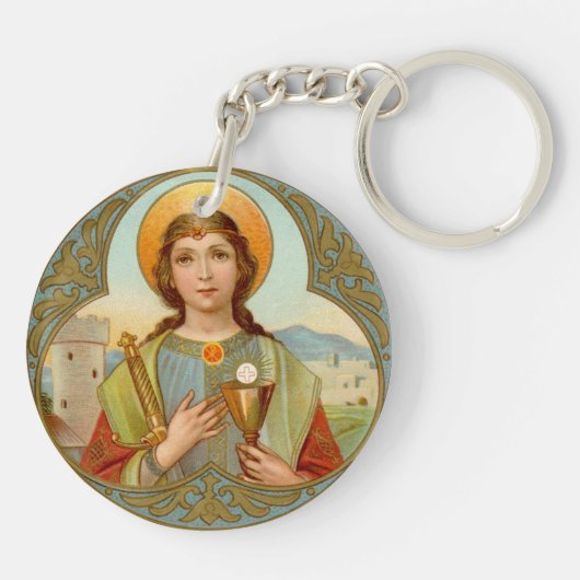 Double Image St. Barbara (BK 001) キーホルダー (裏面)