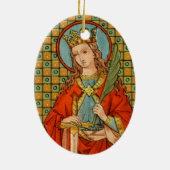 Double Image St. Barbara (JP 01) セラミックオーナメント (裏面)