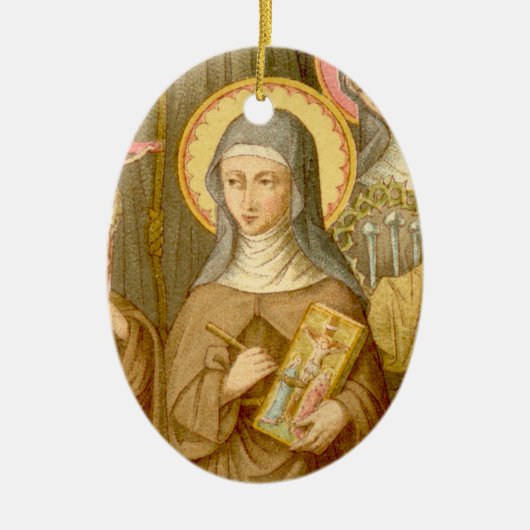 Double Image St. Catherine of Bologna (SAU 027) セラミックオーナメント (正面)