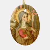 Double Image St. Colette of Corbie (SAU 027) セラミックオーナメント (裏面)