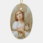 Double Image St. Joan of Arc (BF 01)楕円 セラミックオーナメント (左)