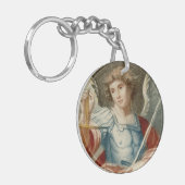 Double Image St. Michael the Archangel (M 010) キーホルダー (正面左)
