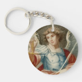 Double Image St. Michael the Archangel (M 010) キーホルダー (正面)