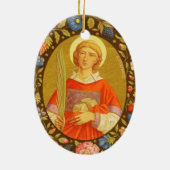 Double Image St. Stephen the ProtoMartyr (PM 08) セラミックオーナメント (裏面)