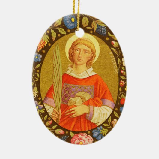 Double Image St. Stephen the ProtoMartyr (PM 08) セラミックオーナメント (裏面)