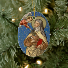 Double Image St. Teresa of Avila (SAU 28)楕円 セラミックオーナメント