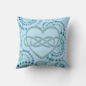 Double Lemniscate Heart - Seamless Dots Pattern 1 クッション (裏面)