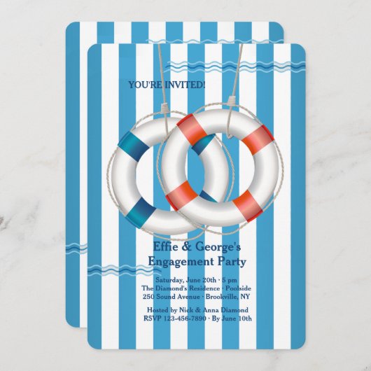 Double Life Preserver招待状 招待状 (正面/裏面)