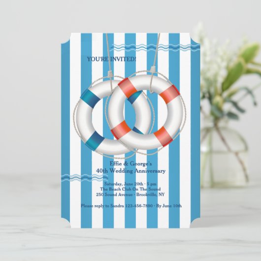 Double Life Preserver招待状 招待状 (スタンド正面)