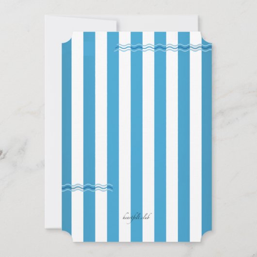 Double Life Preserver招待状 招待状 (裏面)