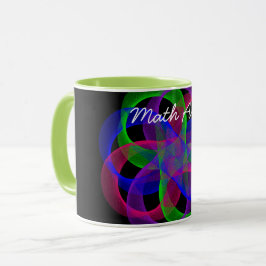 Double Loop Geometric Math Art Coffee Mug マグカップ