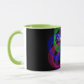 Double Loop Mesh Geometric Coffee Mug マグカップ (左)