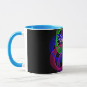 Double Loop Mesh Geometric Coffee Mug マグカップ (左)