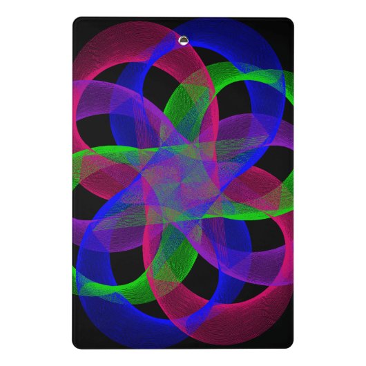 Double Loop Mesh Geometric Mini Clipboard ミニクリップボード (裏面)