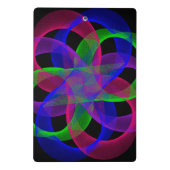 Double Loop Mesh Geometric Mini Clipboard ミニクリップボード (裏面)