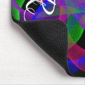 Double Loop Mesh Geometric Mouse Pad マウスパッド (コーナー)