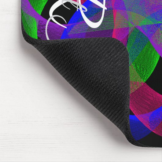 Double Loop Mesh Geometric Mouse Pad マウスパッド (コーナー)