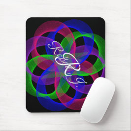 Double Loop Mesh Geometric Mouse Pad マウスパッド
