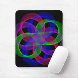 Double Loop Mesh Geometric Mouse Pad マウスパッド
