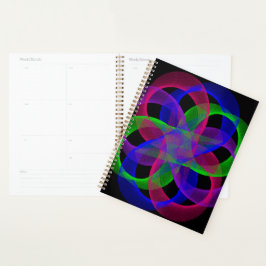 Double Loop Mesh Geometric Spiral Planner プランナー手帳