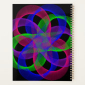 Double Loop Mesh Geometric Spiral Planner プランナー手帳 (裏面)