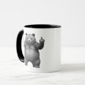 Double Middle Finger Bear  マグカップ (正面左)