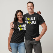 Double Pickleball Trouble Pickle Ball Matching Men Tシャツ (ユニセックス)