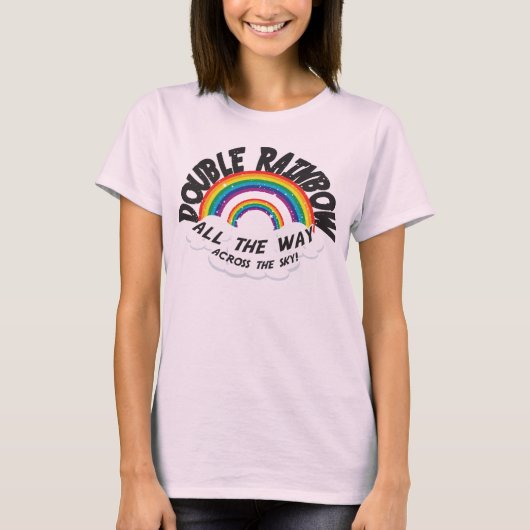 DOUBLE RAINBOWオールウェイ Tシャツ (正面)