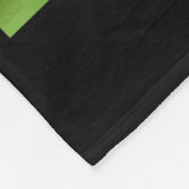 Double Sided Add Image Template Mens Basic Black フリースブランケット (角)