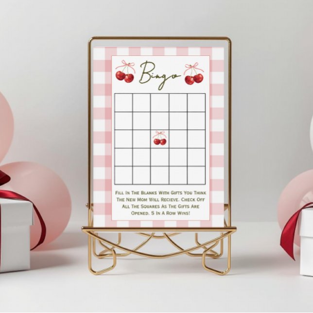 Double sided baby shower games Cherry Sweet  (クリエイターアップロード済み)