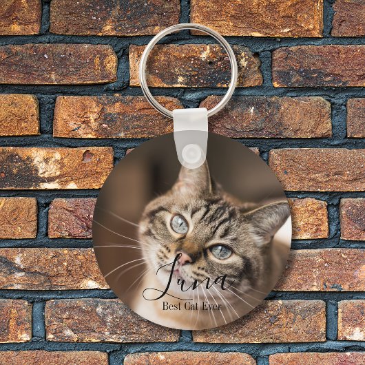 Double Sided Custom Pet Photo Keychain キーホルダー