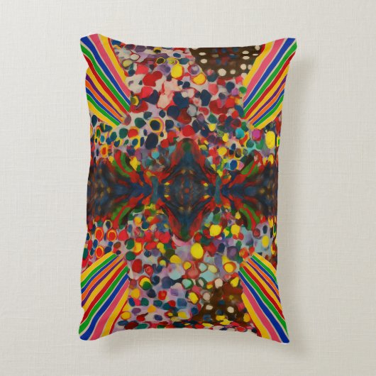 Double-Sided Kaleidoscope Tote – One-of-a-Kind アクセントクッション (裏面(縦))