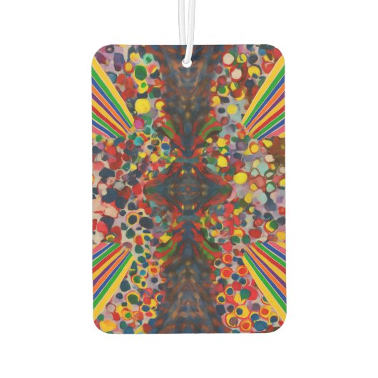 Double-Sided Kaleidoscope Tote – One-of-a-Kind カーエアーフレッシュナー (裏面)