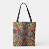 Double-Sided Kaleidoscope Tote – One-of-a-Kind トートバッグ (裏面)